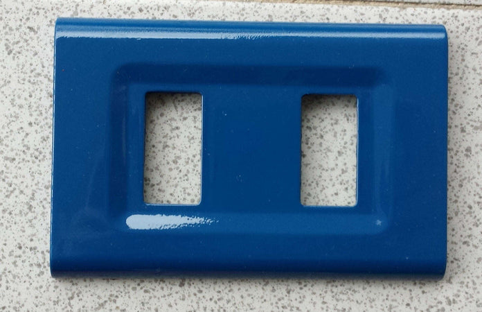 PLACCA BLU IN ABS PER SCATOLE RETTANGOLARI SERIE ELITE