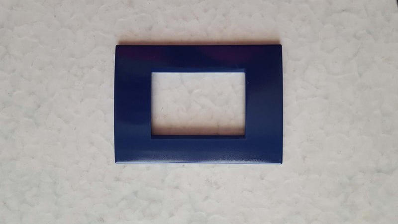 PLACCA BLU IN ABS PER SCATOLE RETTANGOLARI SERIE SOFT 2/3/4/7 POSTI