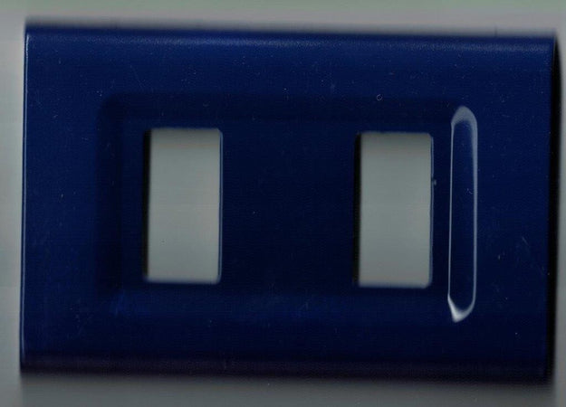 PLACCA BLU SCURO IN ABS PER SCATOLE RETTANGOLARI SERIE ELITE