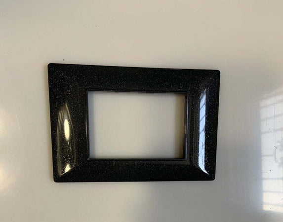 PLACCA COMPATIBILE VIMAR PLANA ACCIAIO SCURO C9903 PLACCHE ABS COPRINTERRUTTORI TASTO 3 4 7 PO