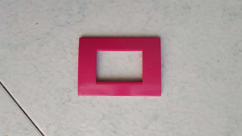 PLACCA FUCSIA IN ABS PER SCATOLE RETTANGOLARI SERIE SOFT 2/3/4/7 POSTI
