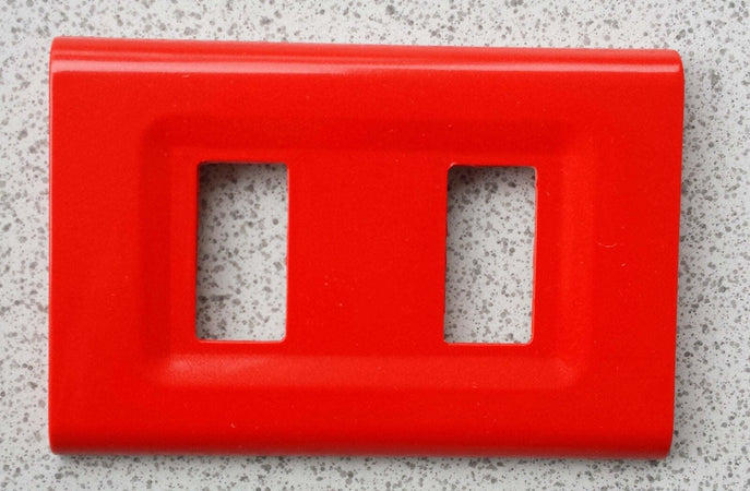 PLACCA ROSSO FERRARI IN ABS PER SCATOLE RETTANGOLARI SERIE ELITE