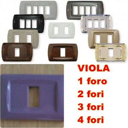 PLACCA VIOLA IN ABS PER SCATOLE RETTANGOLARI SERIE ECLIPSE