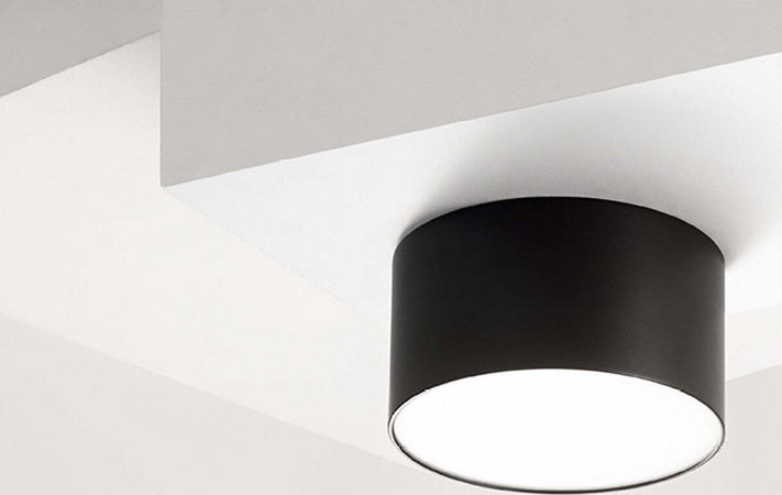 Plafoniera-alluminio-Gea-Led-CLOE-65-GPL242N-LED-lampada-soffitto-nero-tonda-moderna-interno-12W-4000°K