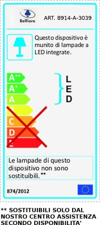Plafoniera-Belfiore-9010-FLATTI-8914A.3039-LED-lampada-soffitto