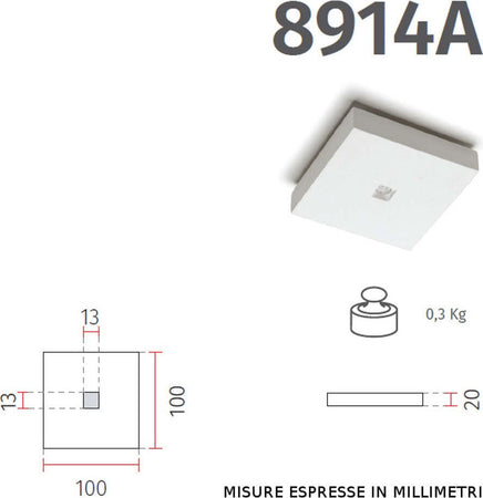Plafoniera-Belfiore-9010-FLATTI-8914A.3039-LED-lampada-soffitto