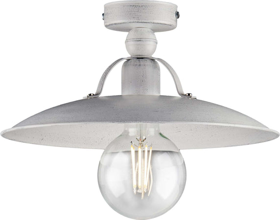 Plafoniera-Cantina-Stile-Industrial-1-Luce-Ferro-Bianco-E-Argento
