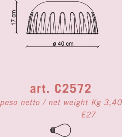 Plafoniera-ceramica-Ferroluce-Decò-MADAME-GRES-C2572-E27-LED-lampada-soffitto-classica-moderna
