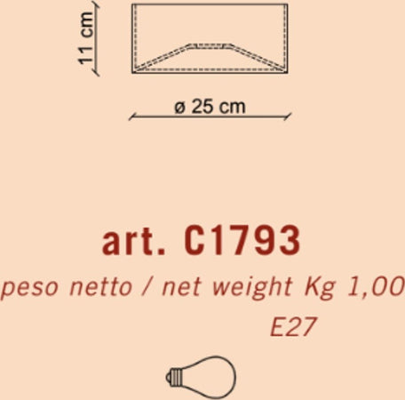 Plafoniera-ceramica-Ferroluce-Decò-PI-C1793-E27-LED-lampada-soffitto-classica-moderna