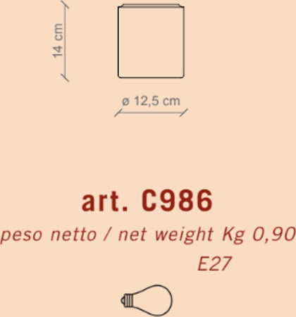 Plafoniera-ceramica-Ferroluce-Decò-PI-C986-E27-LED-lampada-soffitto-classica-moderna