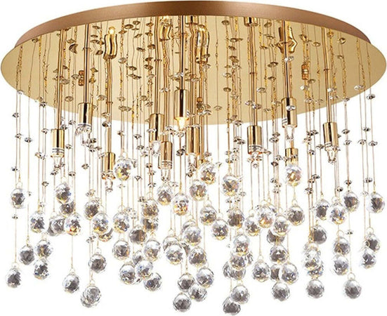 Plafoniera-classica-Ideal-Lux-MOONLIGHT-PL12-082783-G9-LED-metallo-cristallo-lampada-soffitto