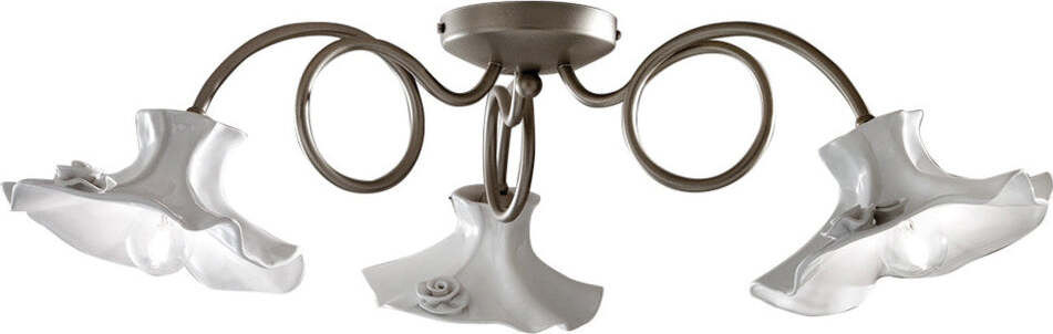 Plafoniera-Classica-Lecco-Metallo-E-Ceramica-Argento-Decorato-3-Luci-E14