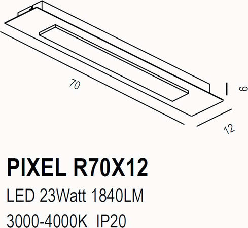 Plafoniera-classica-Promoingross-PIXEL-R70X12-CF-LED-metallo-metacrilato-switch-lampada-soffitto