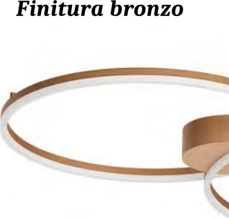 Plafoniera-classica-Redo-Group-ORBIT-80+60-LED-5632-LM-CCT-dimmerabile-lampada-soffitto