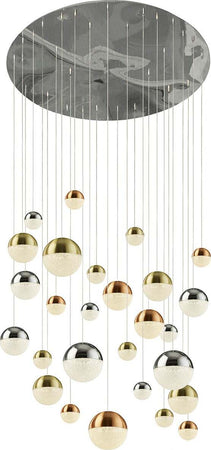 Plafoniera-Contemp-Pianeti-Acciaio-Cromo-Policarbonato-Ottone-Led-204W-4000K