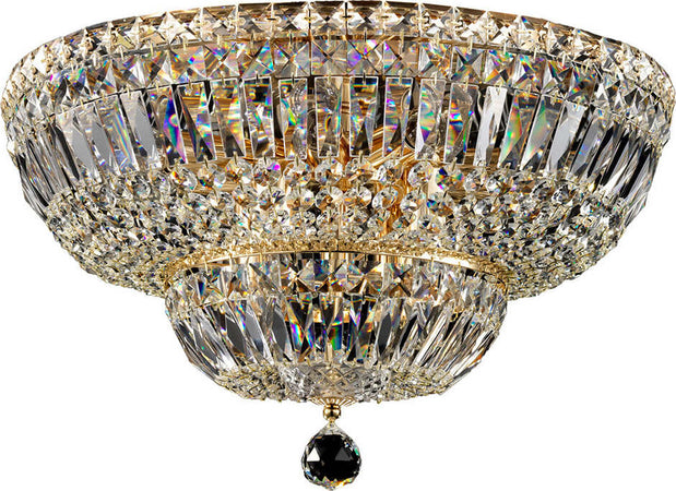 Plafoniera-Contemporanea-Basfor-Metallo-Oro-12-Luci