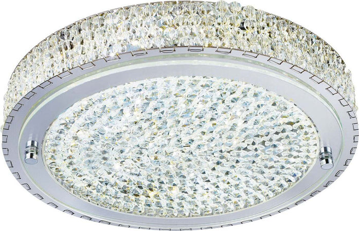 Plafoniera-Contemporanea-Florida-Acciaio-Cromo-Vetro-Grigio-Led-22,8W-4000K