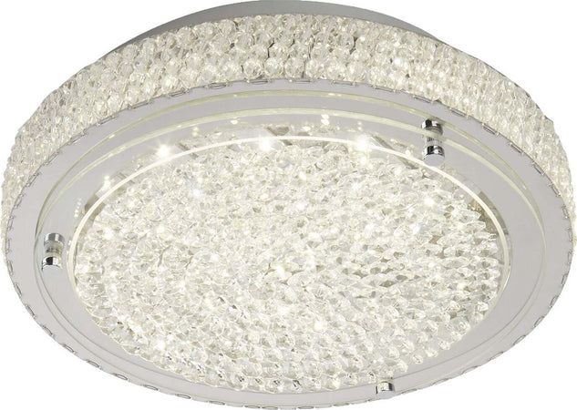 Plafoniera-Contemporanea-Florida-Alluminio-Cromo-Vetro-Led-12W-4000K