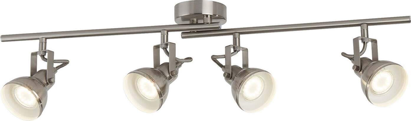 Plafoniera-Contemporanea-Focus-Spotlight-Acciaio-Argento-Bianco-1-Luce-Gu10