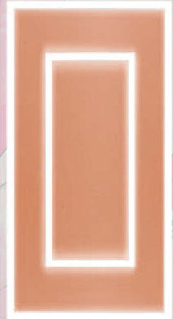 Plafoniera-Contemporanea-Frameplus-Metallo-Oro-Rosato-Led-42W