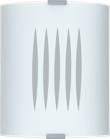 Plafoniera-Contemporanea-Grafik-1-Luce-Diffusore-In-Vetro-Bianco-E-Cromo