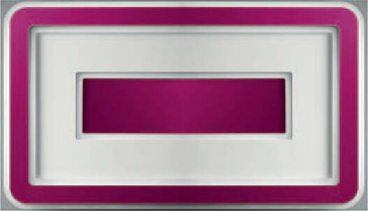 Plafoniera-Contemporanea-Halò-Metallo-Magenta-Led-45W