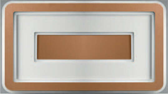 Plafoniera-Contemporanea-Halò-Metallo-Rame-Opaco-Led-36W