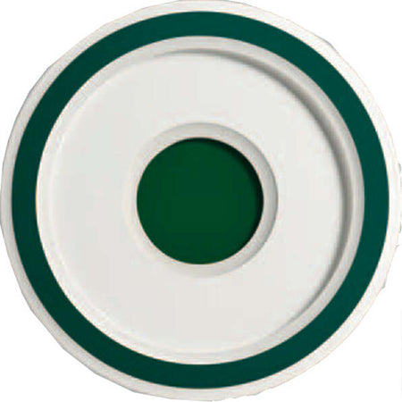 Plafoniera-Contemporanea-Loop-Metallo-Verde-Bosco-Led-46W