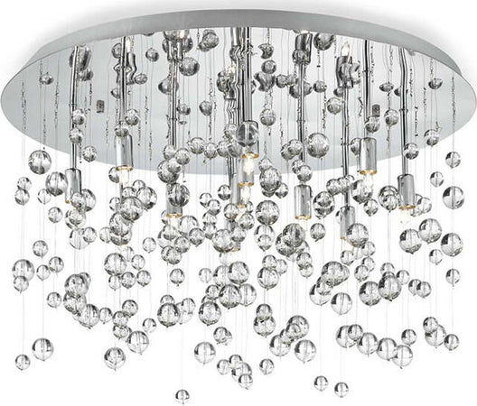 Plafoniera-Contemporanea-Neve-Metallo-Bianco-8-Luci-G9-3W-3000K-Luce-Calda