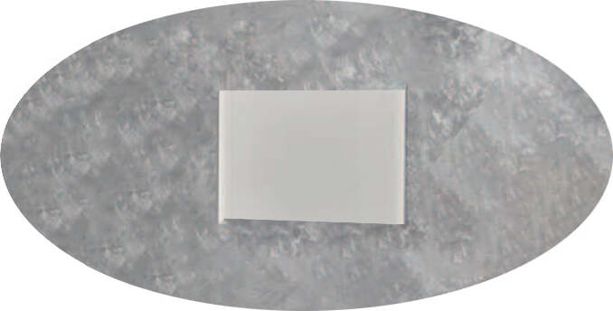 Plafoniera-Contemporanea-Pixart-Metallo-Foglia-Argento-Led-36W