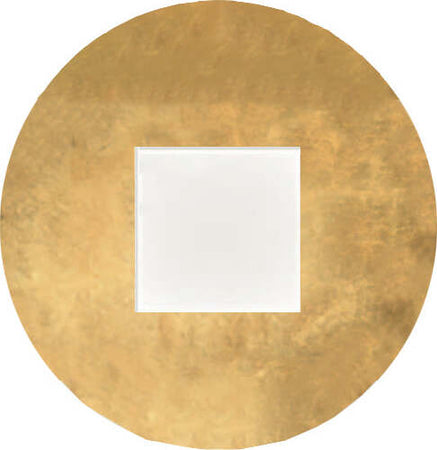 Plafoniera-Contemporanea-Pixart-Metallo-Foglia-Oro-Led-26W