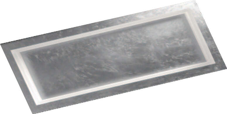 Plafoniera-Contemporanea-Square-Metallo-Foglia-Argento-Led-40W
