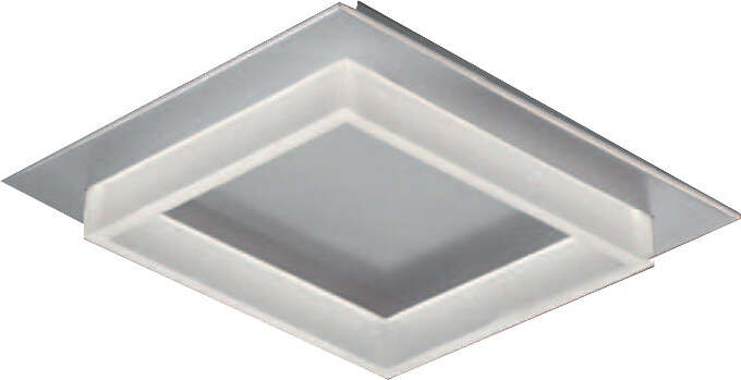 Plafoniera-Contemporanea-Square-Metallo-Grigio-Perla-Led-28W