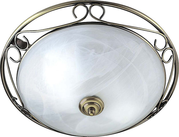 Plafoniera-Contemporanea-Weybridge-Acciaio-Ottone-Vetro-1-Luce-E14
