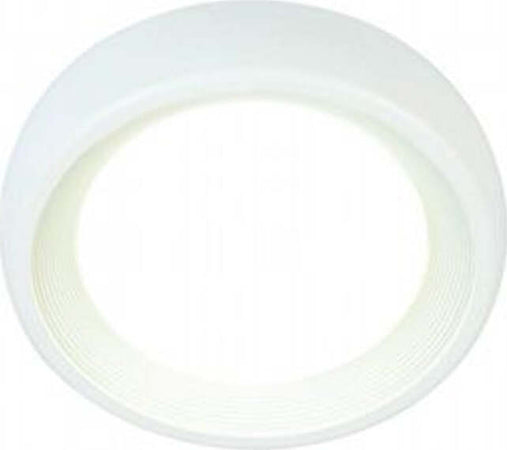 Plafoniera-Da-Esterno-Moderna-Loft-Alluminio-E-Termoplastica-Bianco-Led-8W-4000K