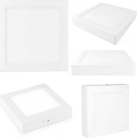Plafoniera Faretto Led Quadrato Da Superficie Da 18w Luce Bianco Freddo Illuminazione/Illuminazione per interni/Luci da incasso Trade Shop italia - Napoli, Commerciovirtuoso.it