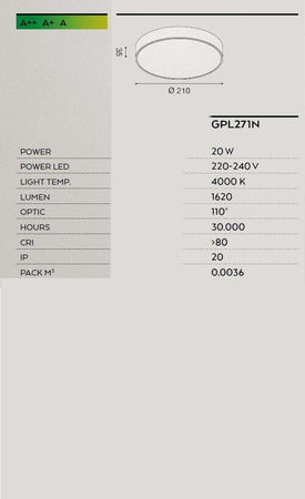 Plafoniera-Gea-Led-CLOE-35-GPL271N-LED-IP20-alluminio-modulo-led-integrato