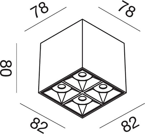 Plafoniera-Gea-Led-GFA1140-LED-integrato-lampada-soffitto-moderna
