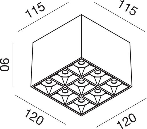Plafoniera-Gea-Led-GFA1141-LED-integrato-lampada-soffitto-moderna
