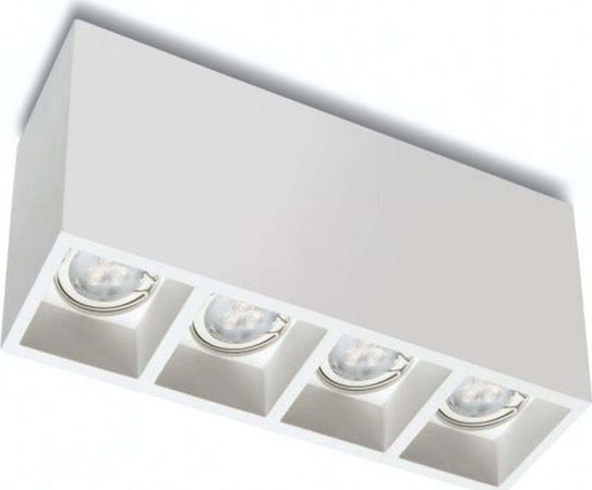 Plafoniera-gesso-Belfiore-9010-BANISTER-SMALL-8943D.35-GU10-LED-lampada-soffitto
