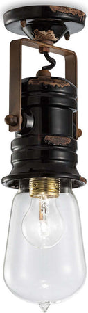Plafoniera-Industrial-Minimal-Urban-Ferro-E-Ceramica-Vintage-Nero-1-Luce-E27
