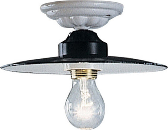 Plafoniera-Industrial-Potenza-Ferro-E-Ceramica-Nero-Diam.-25Cm-1-Luce-E27