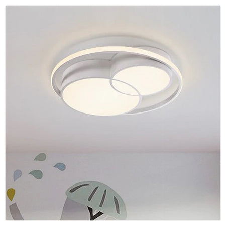 Plafoniera Led 36 W Cerchio Bianco Moderno Da Soffitto Tonda Luce Naturale 71431
