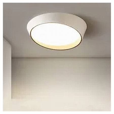 Plafoniera Led 68w Bianco Oro Lampadario Soffitto Tondo Irregolare Luce Naturale 32781