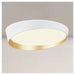 Plafoniera Led 68w Bianco Oro Lampadario Soffitto Tondo Irregolare Luce Naturale 32781