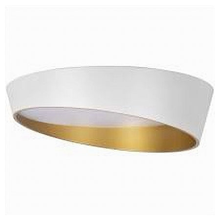 Plafoniera Led 68w Bianco Oro Lampadario Soffitto Tondo Irregolare Luce Naturale 32781