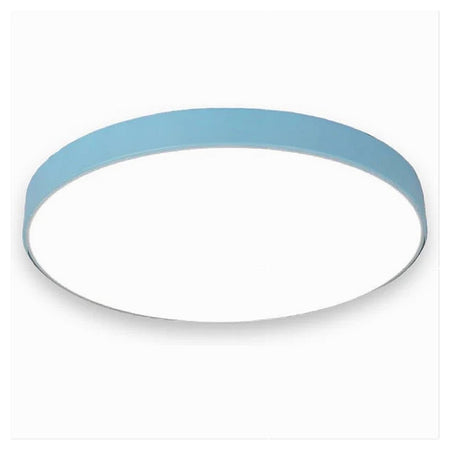 Plafoniera Led 70w Rotonda Lampada Soffitto Blu/celeste Lampadario Luce Fredda 02638