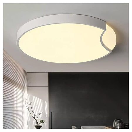 Plafoniera Led Cerchio 34w Soffitto Circolare Bianco Moderno Luce Naturale 50132