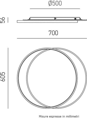 Plafoniera-led-Gea-Luce-CHRISTINE-PS-alluminio-metacrilato-lampada-soffitto-moderna