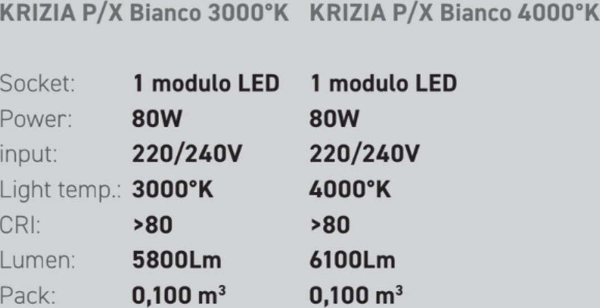 Plafoniera-led-Gea-Luce-KRIZIA-PX-B-80W-3000°K-4000°K-alluminio-lampada-soffitto